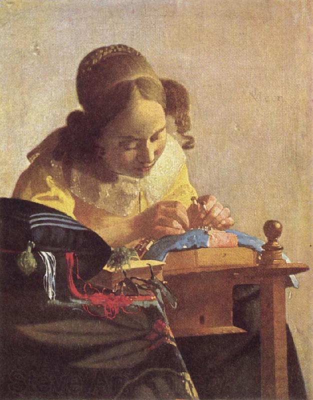 Jan Vermeer The Lacemaker Spain oil painting art
